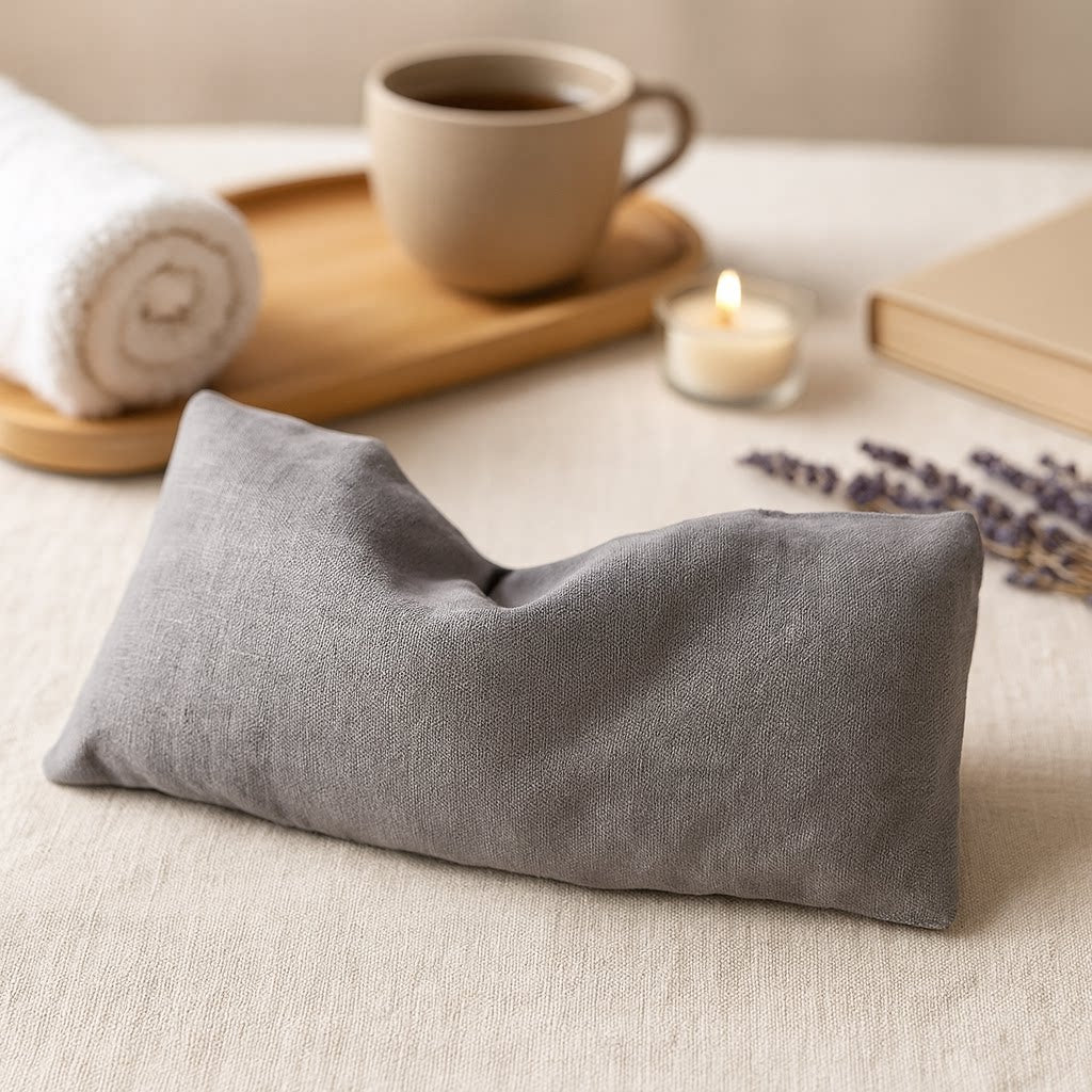 Weighted linen eye pillow ShopZenviro eco wellness
