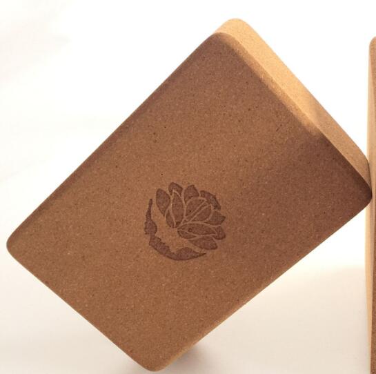 Eco cork yoga block ShopZenviro sustainable fitness