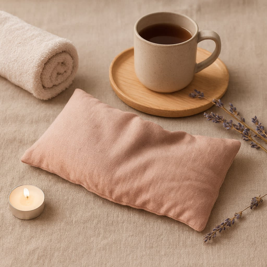 LUNA eye pillow set of colours dark blue grey pink
